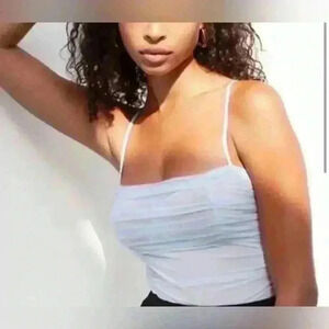 Aritzia Babaton Luxor Bodysuit Sz 2 in Powder Blue